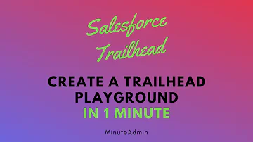 Como acessar o trailhead playground?