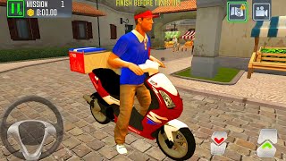 محاكي قيادة درجات نارية توصيل البيتزا العاب سيارات العاب أندرويد Android Gameplay screenshot 3