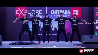 This performance during explore 2016 at chitkara university is one of
the best . boys doing girly moves are just awesome and funny same
time.