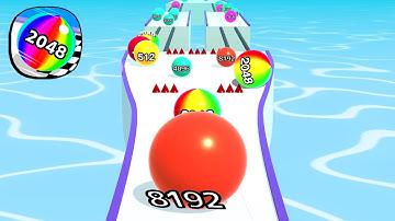 Ball Run 2048 - All Levels Gameplay Android, iOS ( Levels 2560 )