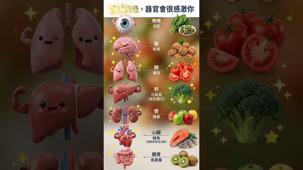 我們每天吃進肚子的東西，其實都在決定身體各個零件的運作狀態。 縮圖