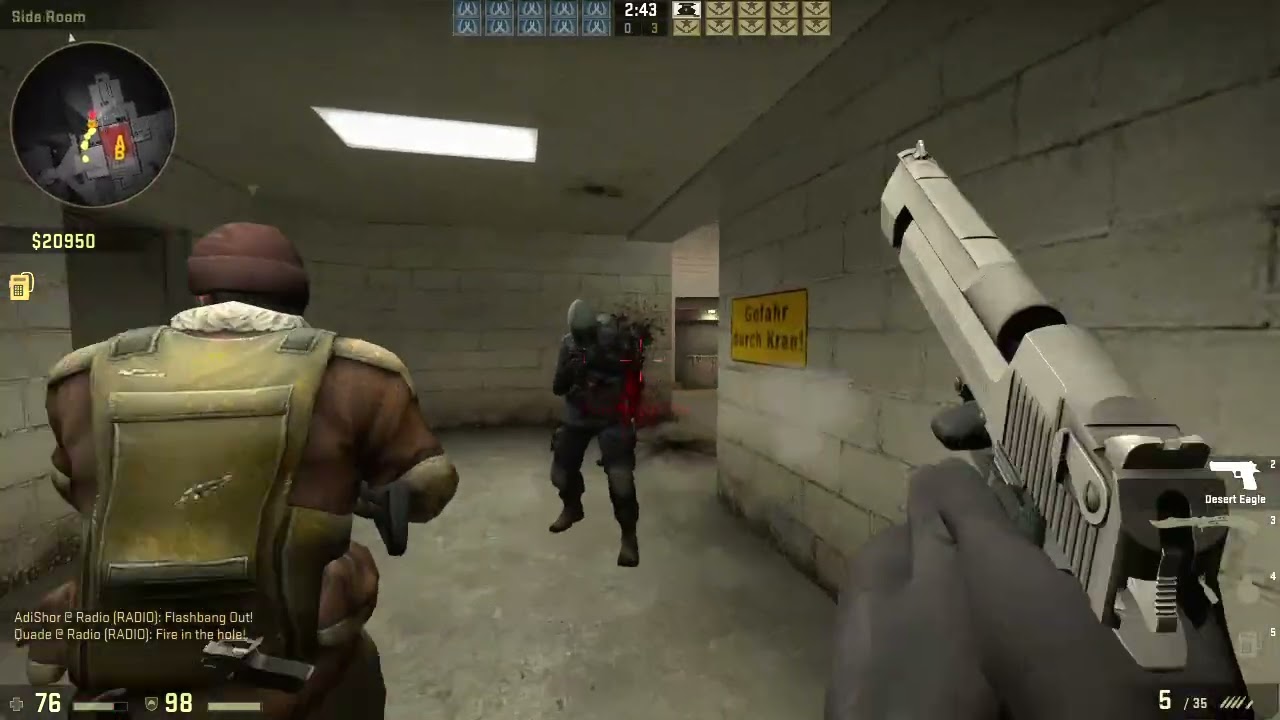 CS GO Nuke T + 9 boot vs 10 Boot expert 