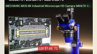 MECHANIC MOS-8K Industrial Microscope HD Camera IMX678 1/1.8'' Sen... — Best Deal 2026 | Shop Now!