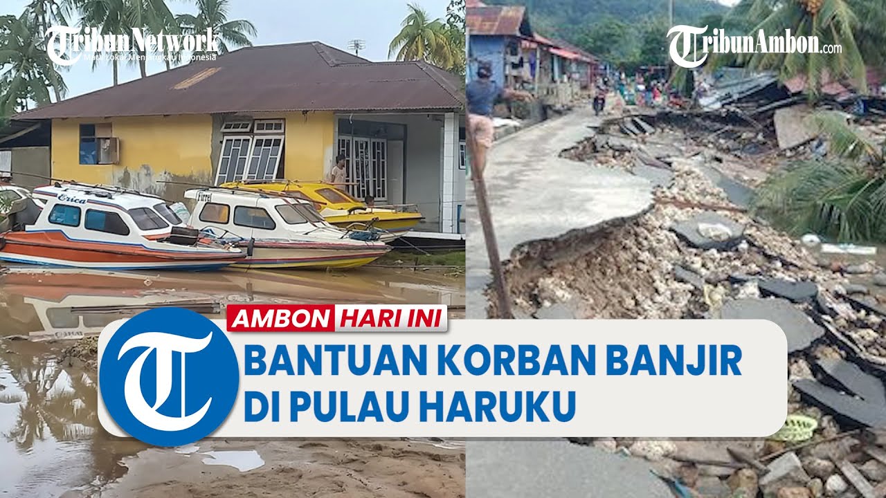 BPBD Maluku Tengah Sudah Distribusi Logistik ke Korban Banjir Haruku