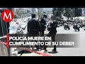 Muere policía de CdMx tras persecución a dos presuntos asaltantes