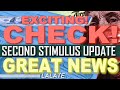 FINALLY! SECOND STIMULUS CHECK GETS BIGGER AMOUNT! | Second Stimulus Package Update GREAT NEWS TODAY