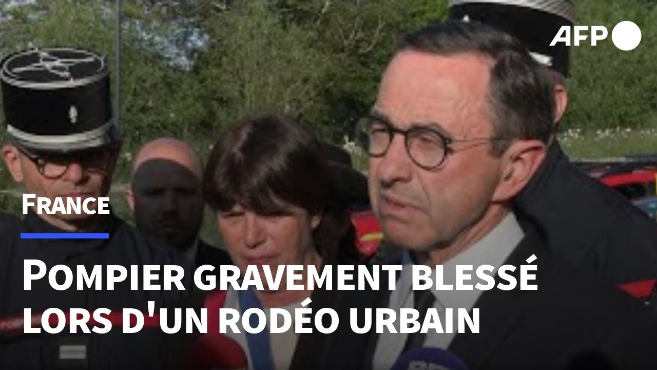 Haute-Savoie : Un pompier grièvement blessé lors d'un rodéo urbain | AFP