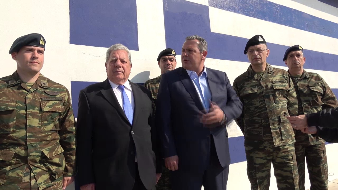 Ο ΥΕΘΑ Πάνος Καμμένος στο Αγαθονήσι