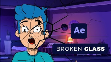 How to break and shatter glass with After Effects. Animation Tutorial