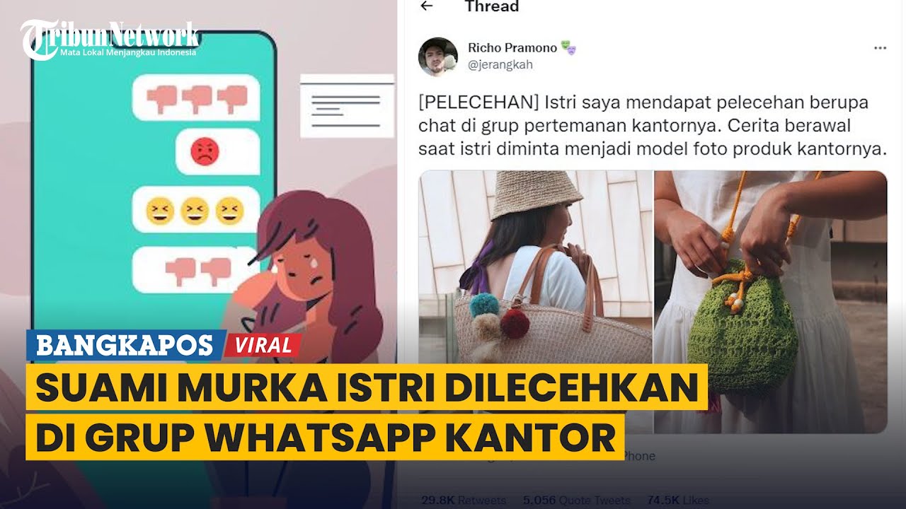 Suami Ungkap Pelecehan Seksual Yang Dialami Sang Istri Di Grup Wa Kantor Youtube 