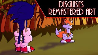 FNF Sonic.exe: Ring of Despair | Remade Disguises Art