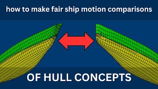 How to make fair ship motion comparisons of hull concepts
