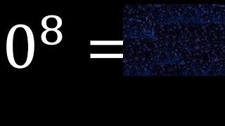 0 Exposant 8 , Nombre Avec Exposant