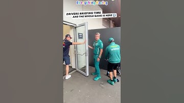 Max Verstappen holding door for Fernando Alonso #maxverstappen #fernandoalonso #austriangp