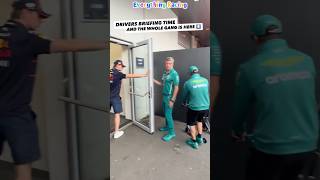 Max Verstappen Holding Door For Fernando Alonso
