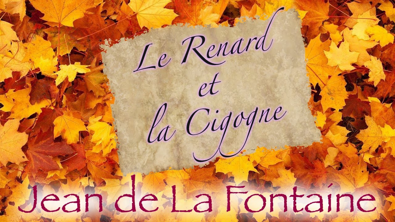 Le Renard et la Cigogne (fable de La Fontaine)