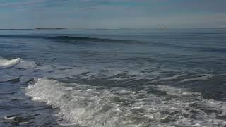 Drone Ride Along the Rocky Shoreline