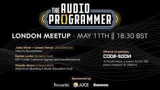 Audio Programmer Virtual Meetup - May 11th @ 18:30 BST