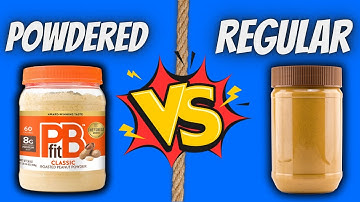 Powdered Peanut Butter is WORSE Than Regular?! (Regular vs. Powdered)