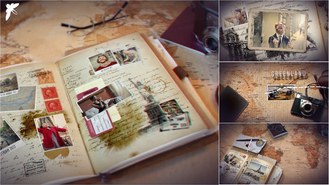 Проекты афтер эффект старинная книга
