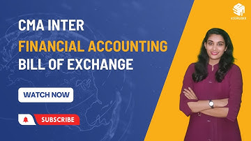 CMA Inter | Financial Accounting | Exam Oriented Revision | Bill of Exchange | CMA Anjaly Peter