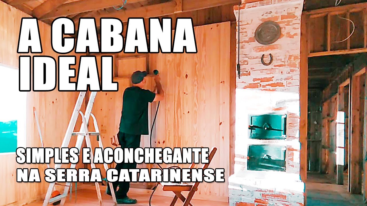 Fiquei 60 dias Construindo Uma CASA DE MADEIRA Na Serra Catarinense