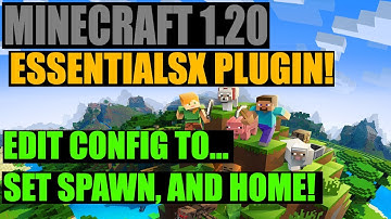 HOW TO SET SPAWN AND HOME USING ESSENTIALSX | MINECRAFT 1.20 SERVER