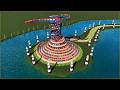 Extreme High Rail Combined Pyramid & Spiral🚦Train Climb And Fly🚂Trainz Simulator 2019