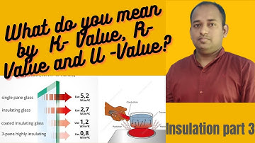 What do you mean by λ/K , Value, R Value and U Value in insulating materials? Insulation Part-3