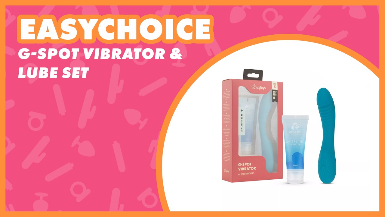 EasyChoice G-Spot Finder Set – Curved Vibrator with 4 Speeds & 7 Patterns 💗 EasyToys