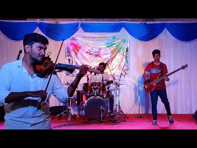 Ajith Sobha | violin cover | Trayambaka 2k19 | arts fest | vidya kilimanoor | 4K class=