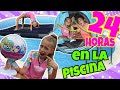 24 horas en la piscina 💦 Hago GIMNASIA RÍTMICA 🤸🏼‍♀️ y ME LLEGA UNA CAJA SORPRESA !