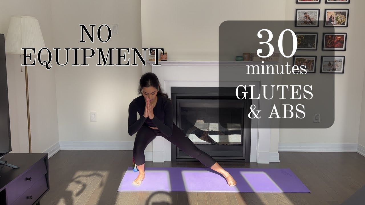 SCULPTED ABS & TONED GLUTES | 30-MIN WORKOUT | NO EQUIPMENT (BEGINNER FRIENDLY)