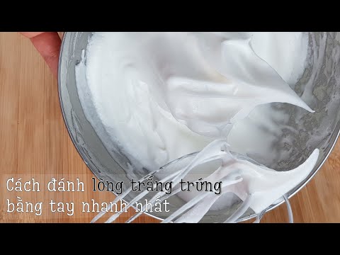 Đồ Đánh Trứng Bằng Tay - Cách đánh bông lòng trắng trứng bằng tay, không mất thời gian và không tốn sức