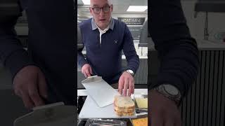 The Famous 3 Layered Sandwich from our Xpresschef High Speed Oven.