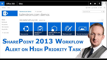 SharePoint High Prio Task Alert 2013 Workflow