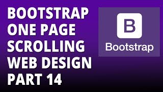 Bootstrap one page scrolling site part 14 - Twitter Bootstrap