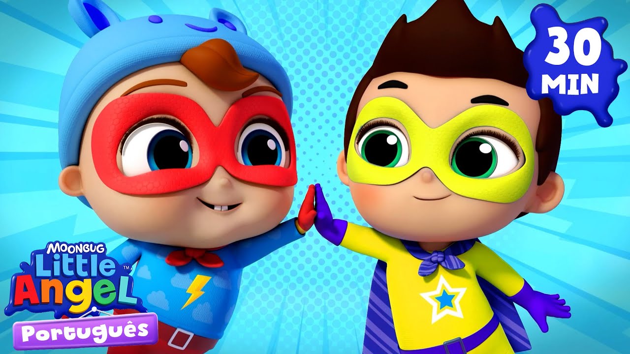 Vamos ser super-heróis! 🦸 | Músicas Infantis em Português 🎵 | Little Angel Brasil