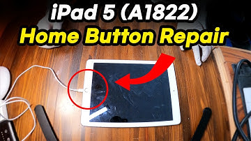 iPad 5 A1822 Home Button Replacement (4K Home Button Repair Video)