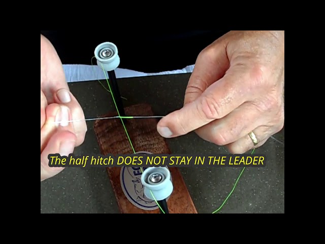 TAKE THE FRUSTRATION OUT OF TYING THE FG KNOT 