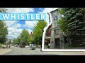 Whistler BC Downtown Drive 4K - British Columbia, Canada