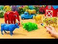 AMAZING TOY WALKING COW AND ELEPHANT🐄🐘WADIDAU‼️PROSES POTONG SAPI KURBAN SIMOLASI Part 46