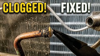 Replacing TXV on aluminum coil with clogged screen