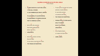 Gloria a Dios en lo alto del cielo