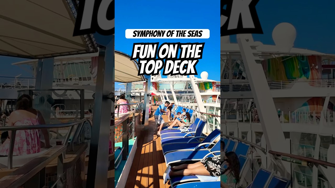 Fun activities on a MEGA cruise ship #cruiseship #royalcaribbean #symphonyoftheseas #cruisetour