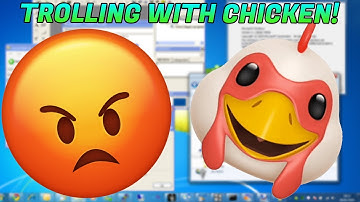 Trolling SCAMMERS with a chicken after DELETING their files!