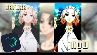 Anime High Quality | Tutorial | CC | Alight Motion | Find Edges | Tiktok Quality | For Anime Edits