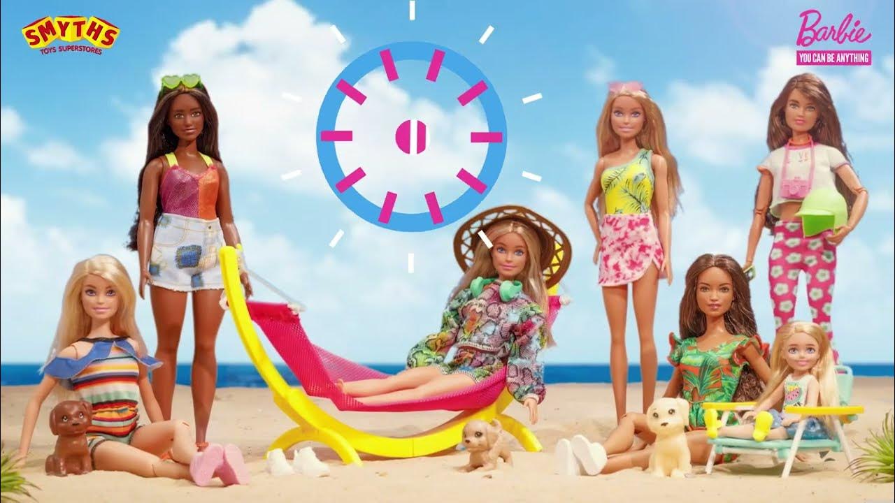 Barbie Holiday Fun Summer Beach House, Dolls and Accessories