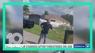 Clearwater homeowner approaches landscaper and his daughter with assault rifle
