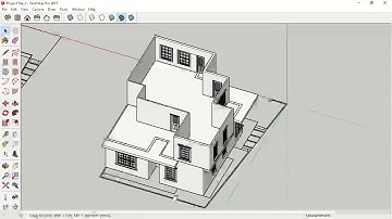 Sketch up Tutorial [ 07 Sketchup Lecture  CREATING SLAB ]